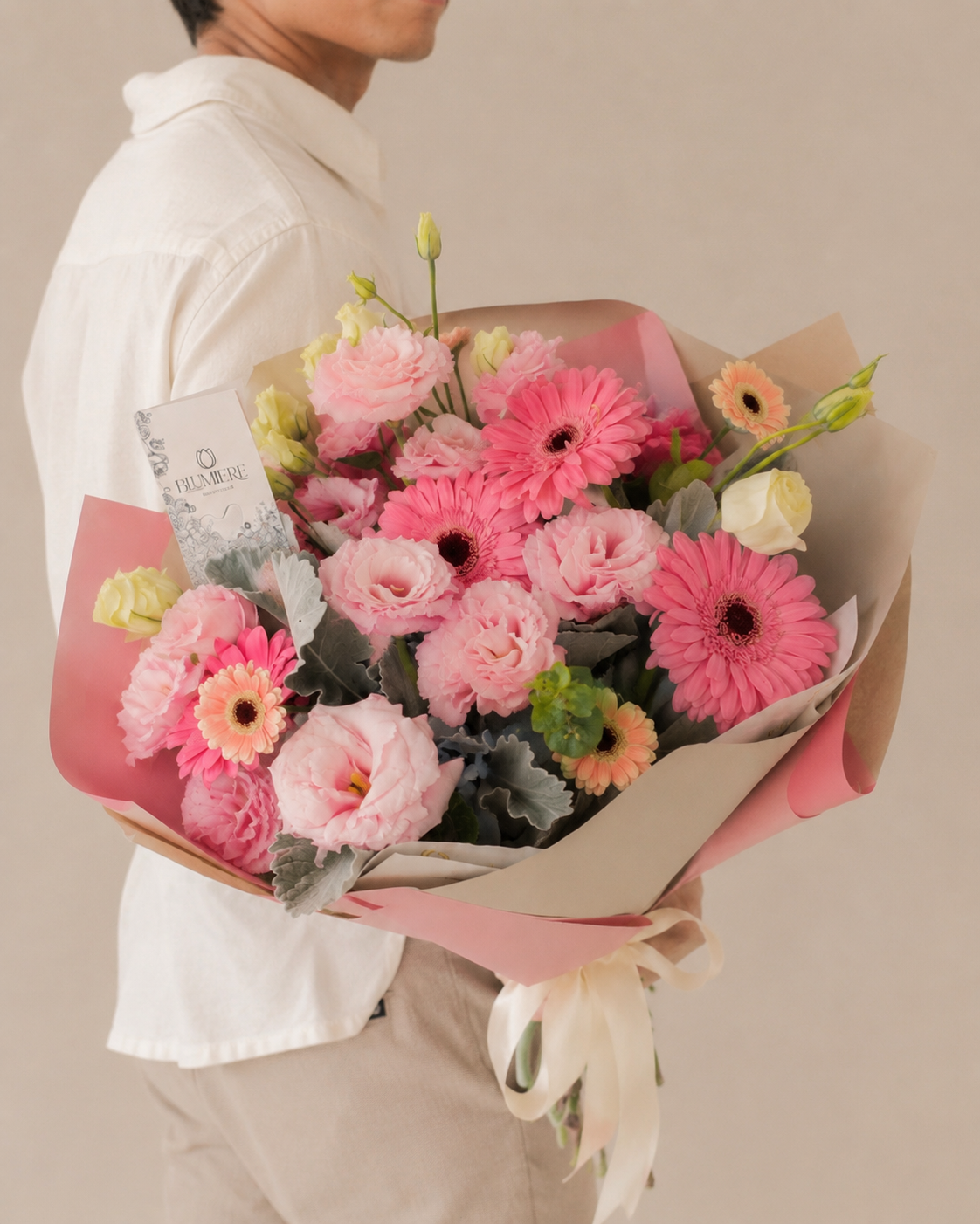 FLORENCE | ATADO DE GERBERAS & LISIANTHUS